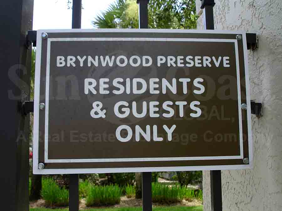 BRYNWOOD PRESERVE Signage